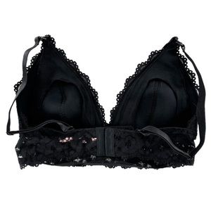 MOMANDA black lace nursing bra